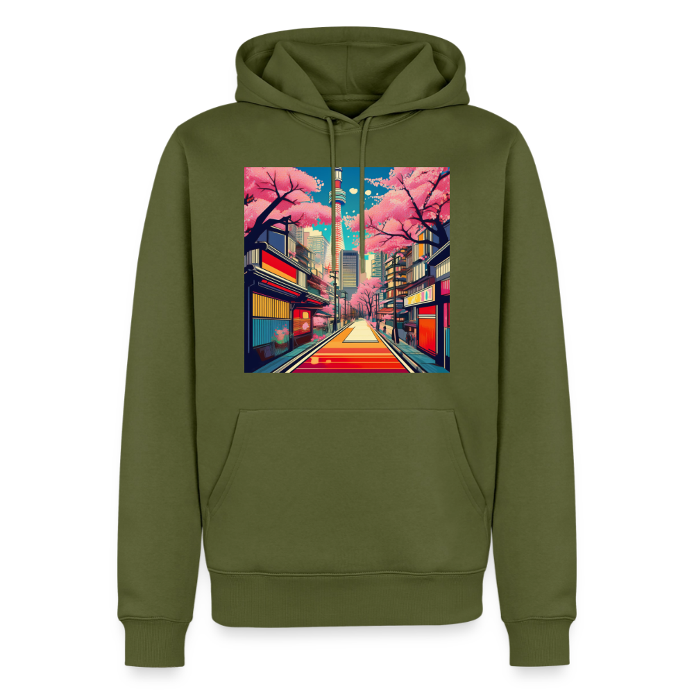 Hoodie Japan "Tokyo" - Khaki