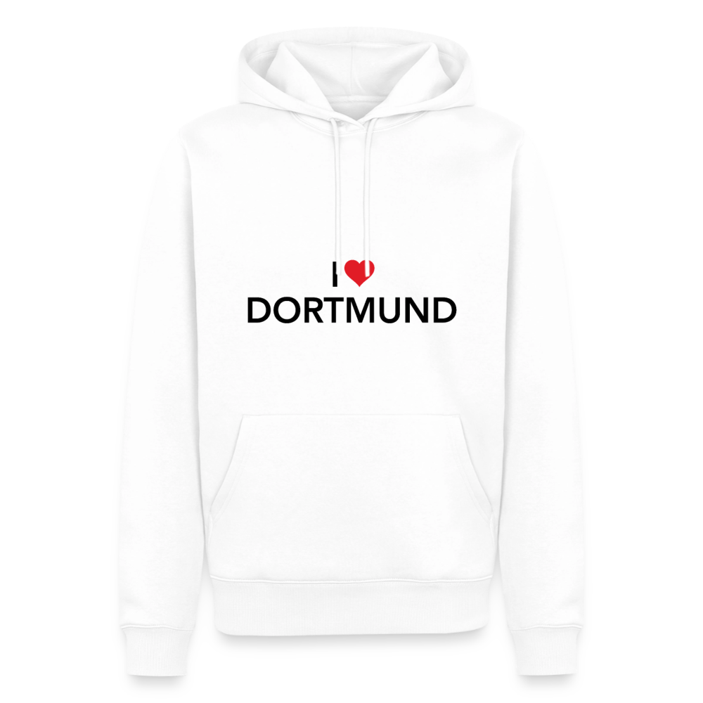 Hoodie "I Love Dortmund" Bright Edition - Weiß