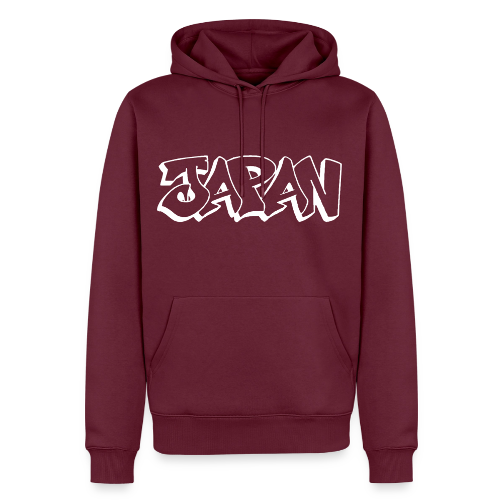 Hoodie Japan Graffiti "JP Bright Edition" - Burgunderrot