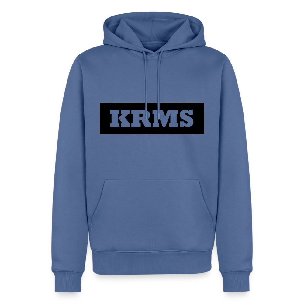 Hoodie "KRMS" Dark Edition - Taubenblau