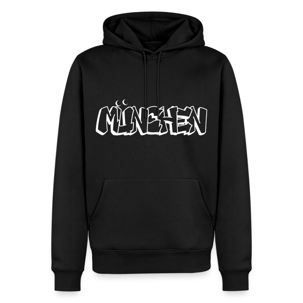 Hoodie München "Graffiti" Bright Edition - Schwarz