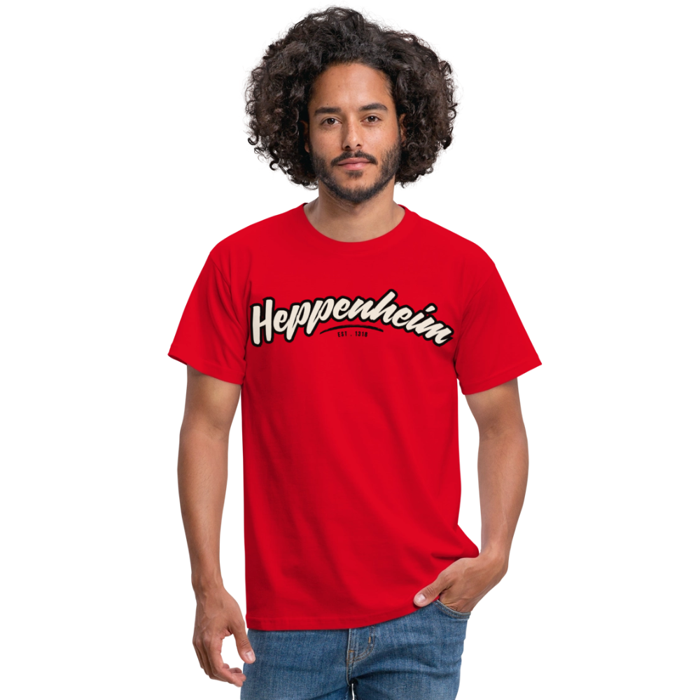 T-Shirt Heppenheim "Graffiti Tag" - Rot