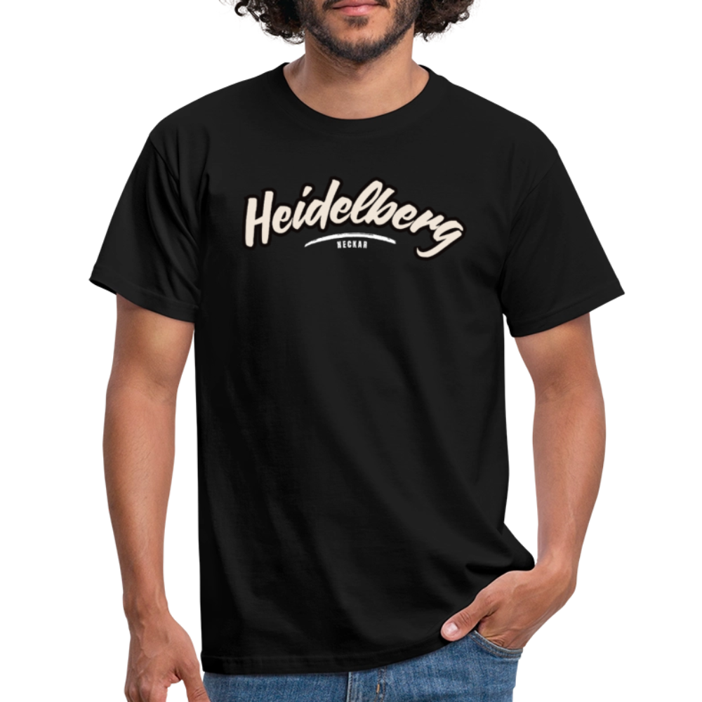 T-Shirt Heidelberg "Graffiti Tag White" - Schwarz