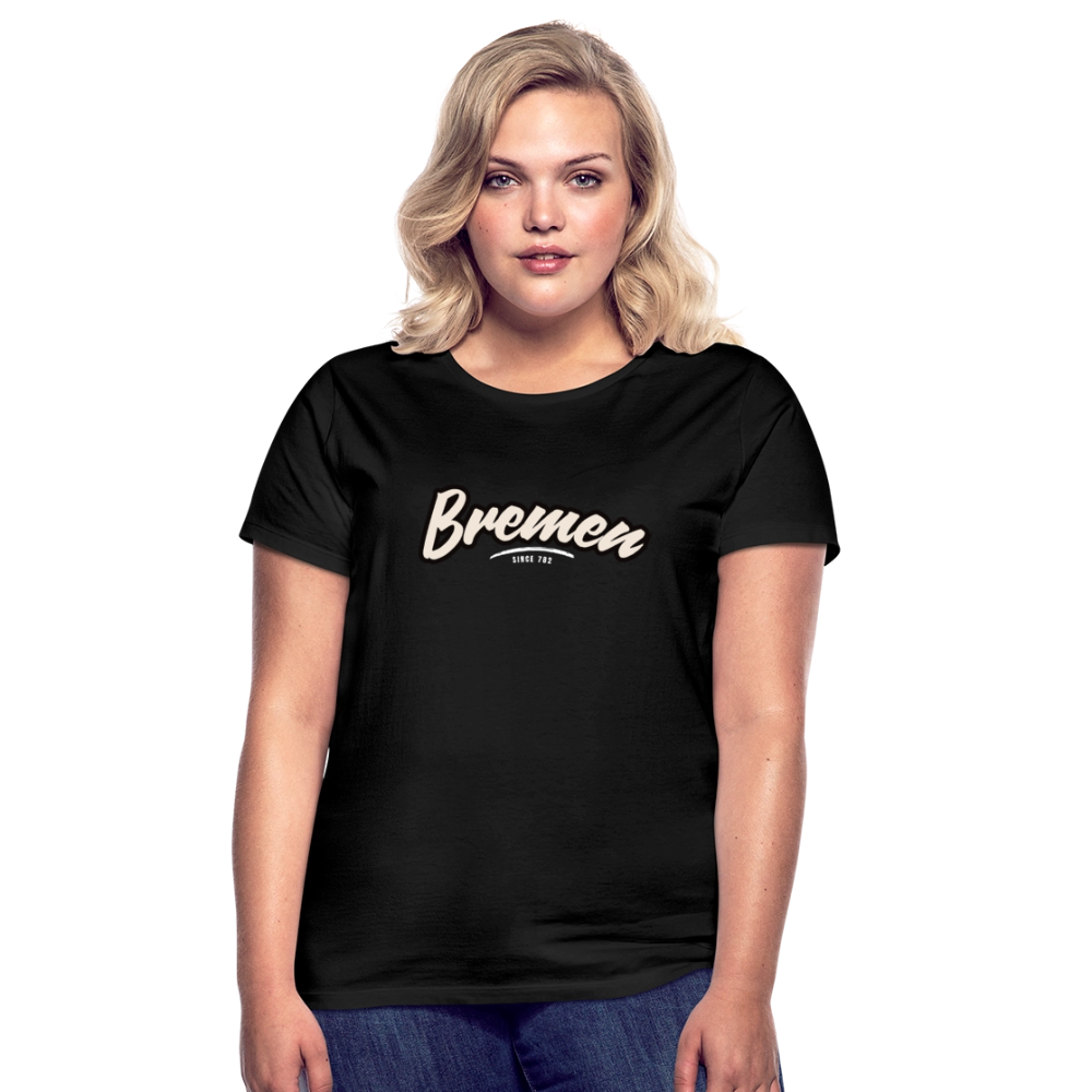 T-Shirt Ladies Bremen "Graffiti Tag White" - Schwarz