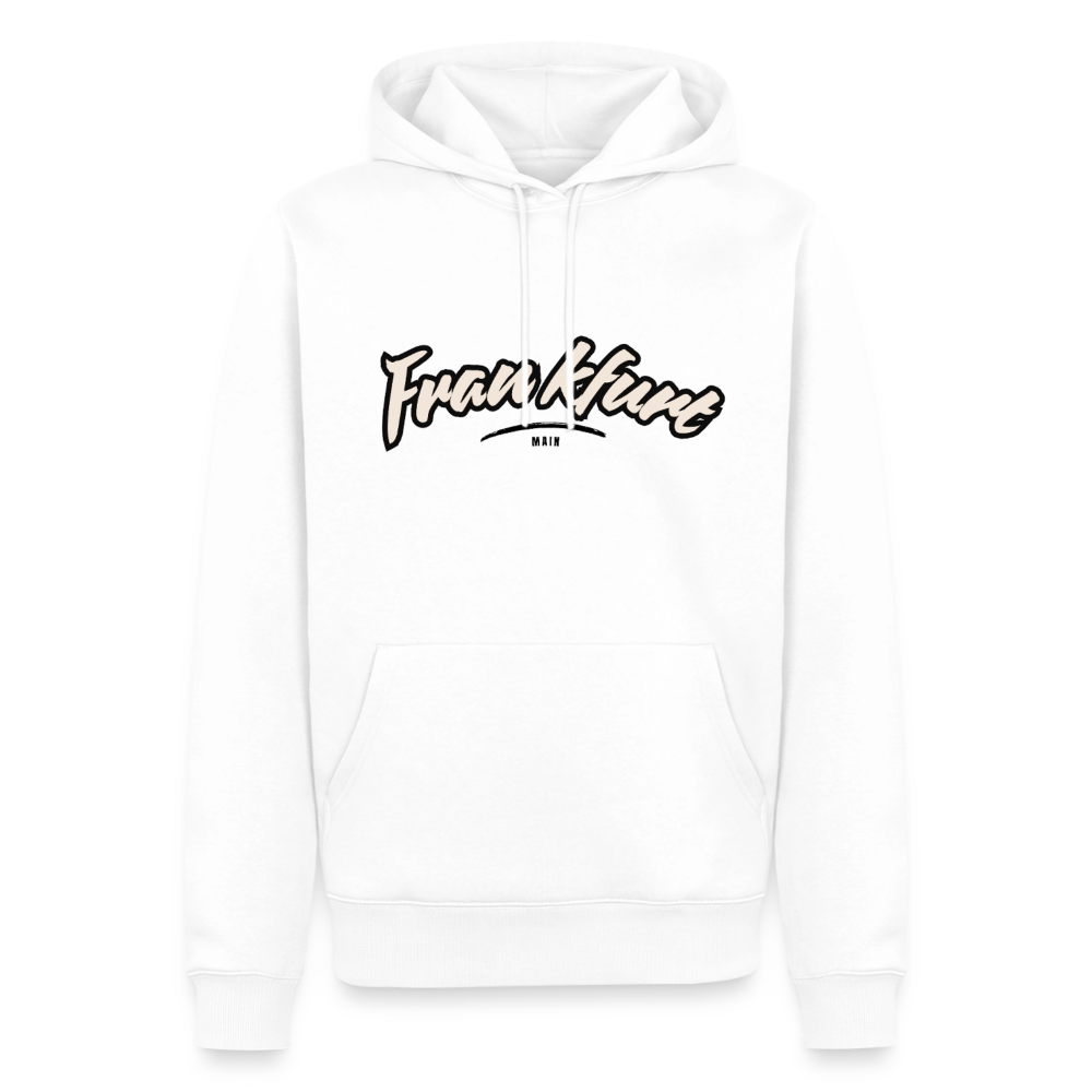 Hoodie Frankfurt (Main) "Graffiti Tag" - Weiß