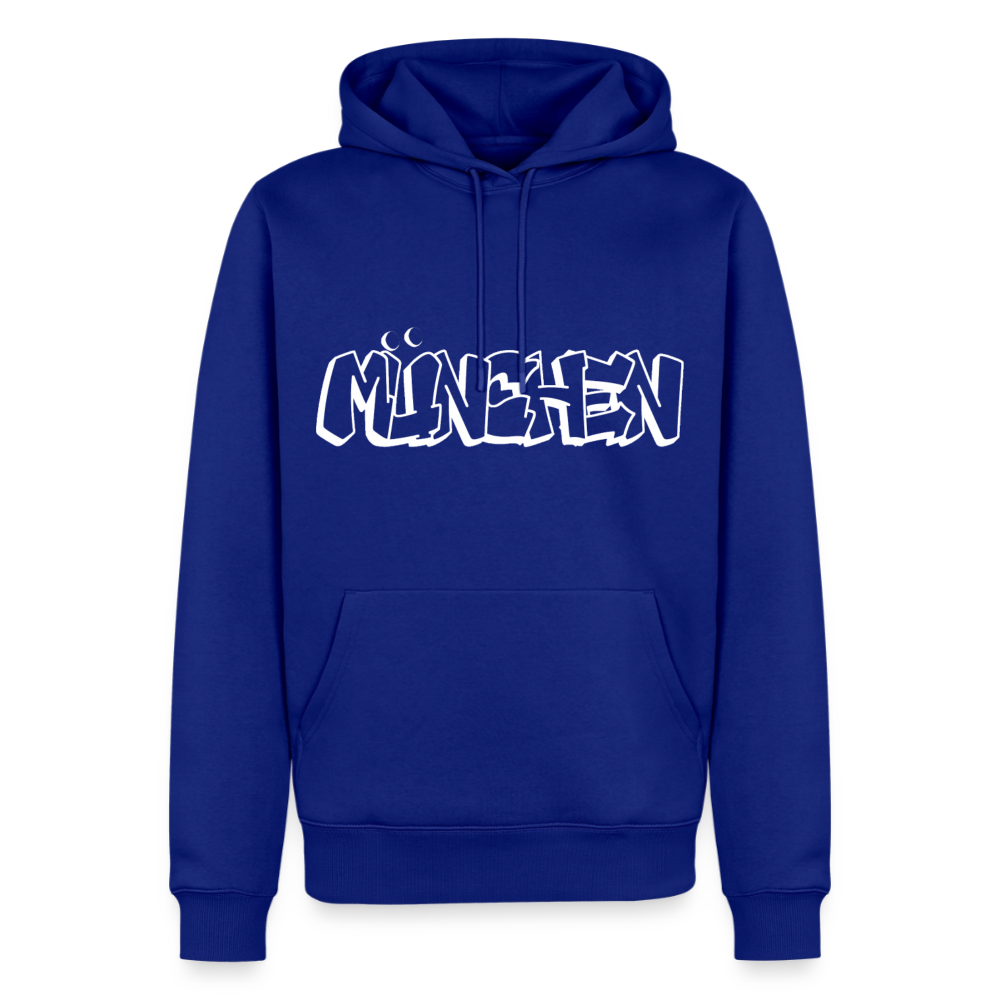 Hoodie München "Graffiti" Bright Edition - Royalblau