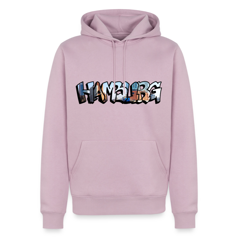 Hoodie Hamburg "Panorama Graffiti" - Altrosa