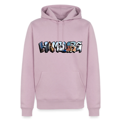 Hoodie Hamburg "Panorama Graffiti" - Altrosa