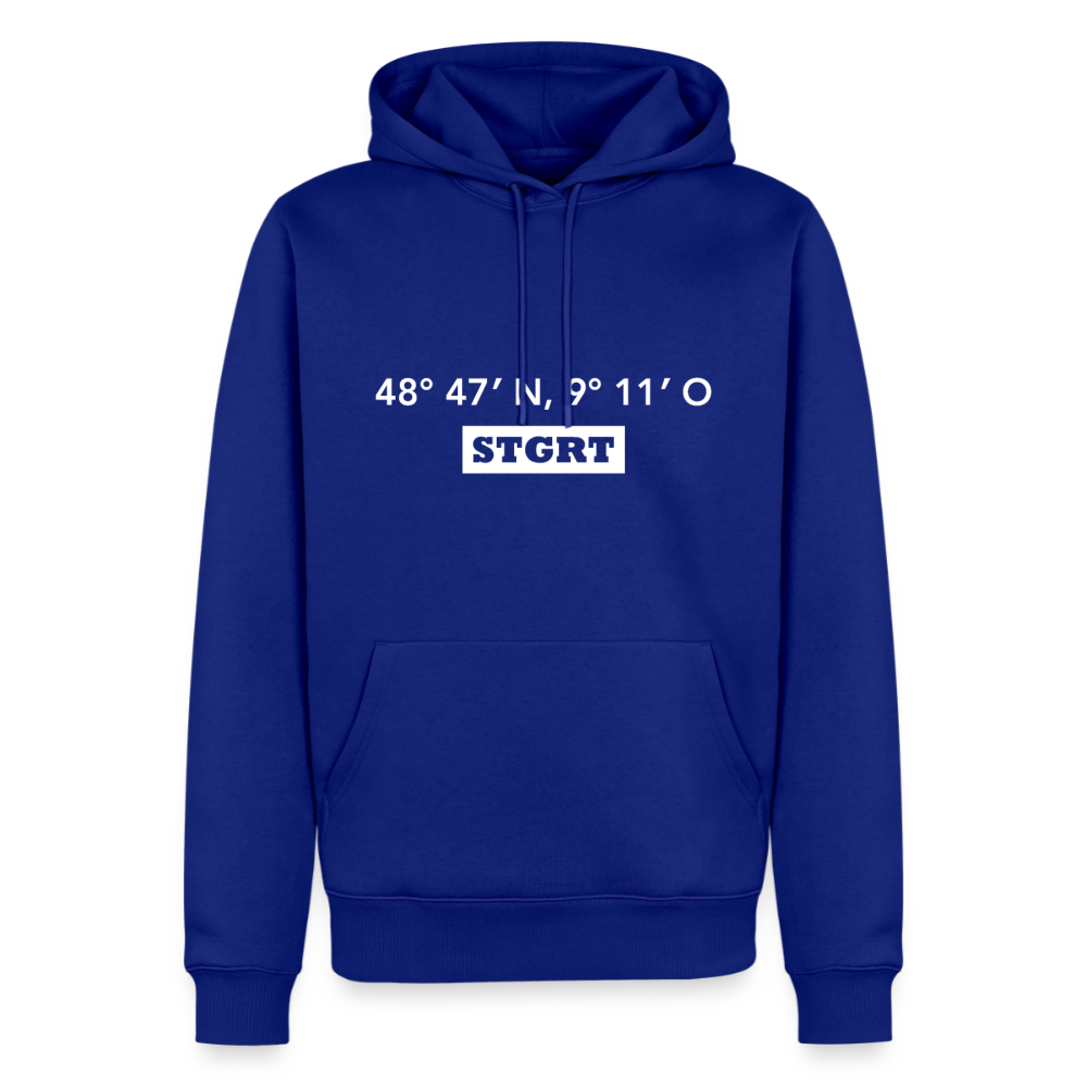 Hoodie Stuttgart "STGRT GPS" Bright Edition - Royalblau