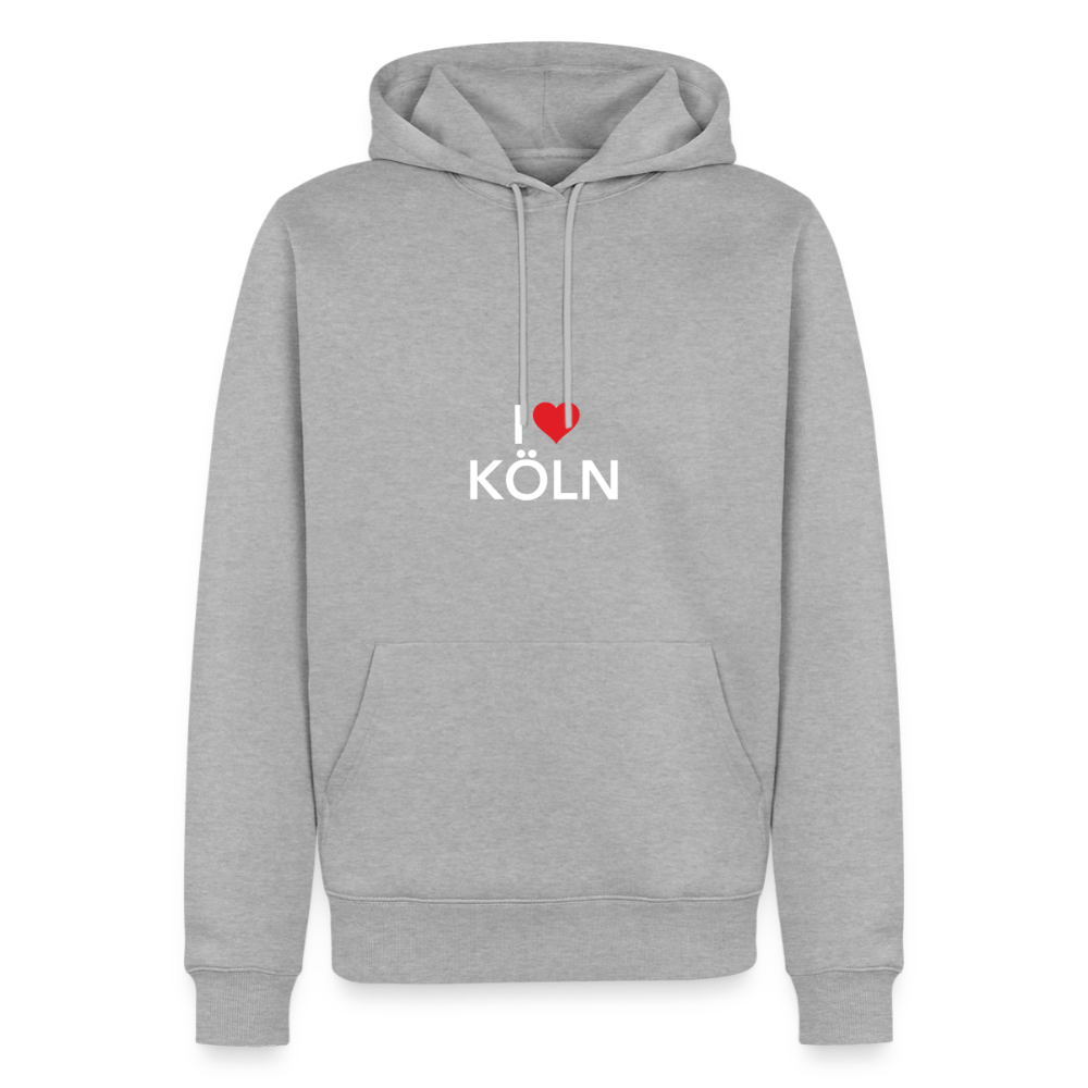 Hoodie "I Love Köln" Bright Edition - Grau meliert