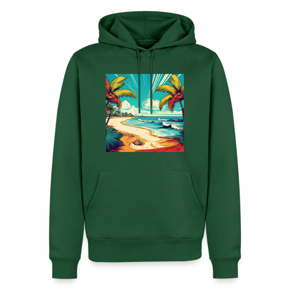 Hoodie Mexico "Paradise Tulum" - Flaschengrün