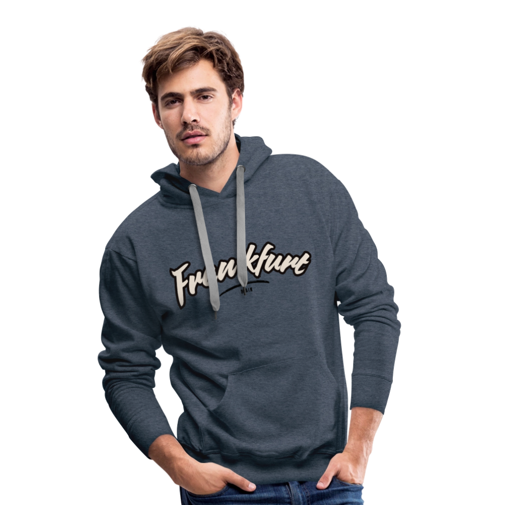 Hoodie Frankfurt (Main) "Graffiti Tag" - Jeansblau