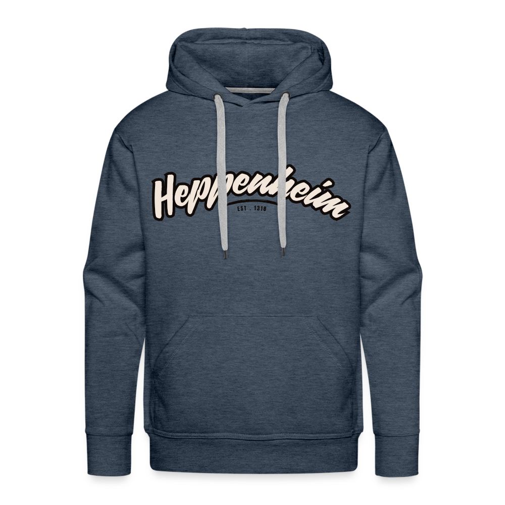 Hoodie Heppenheim "Graffiti Tag" - Jeansblau