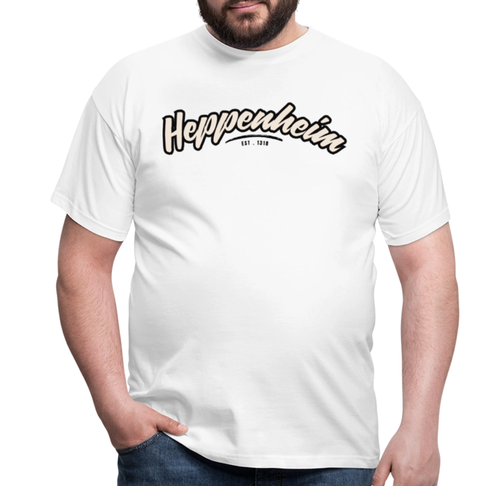 T-Shirt Heppenheim "Graffiti Tag" - Weiß