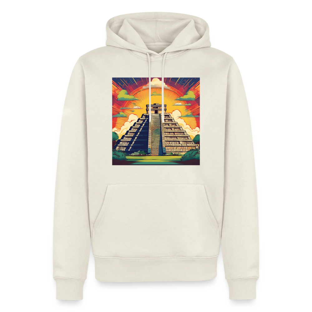 Hoodie Mexico "Pyramide" - Naturweiß