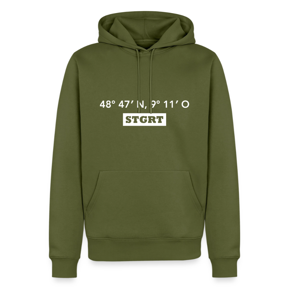Hoodie Stuttgart "STGRT GPS" Bright Edition - Khaki