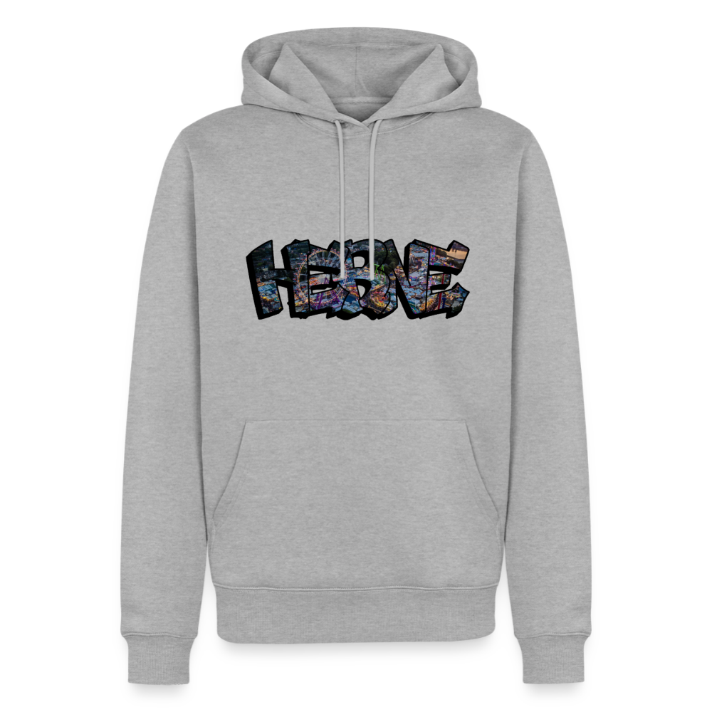 Hoodie Herne "Kirmes Night" - Grau meliert