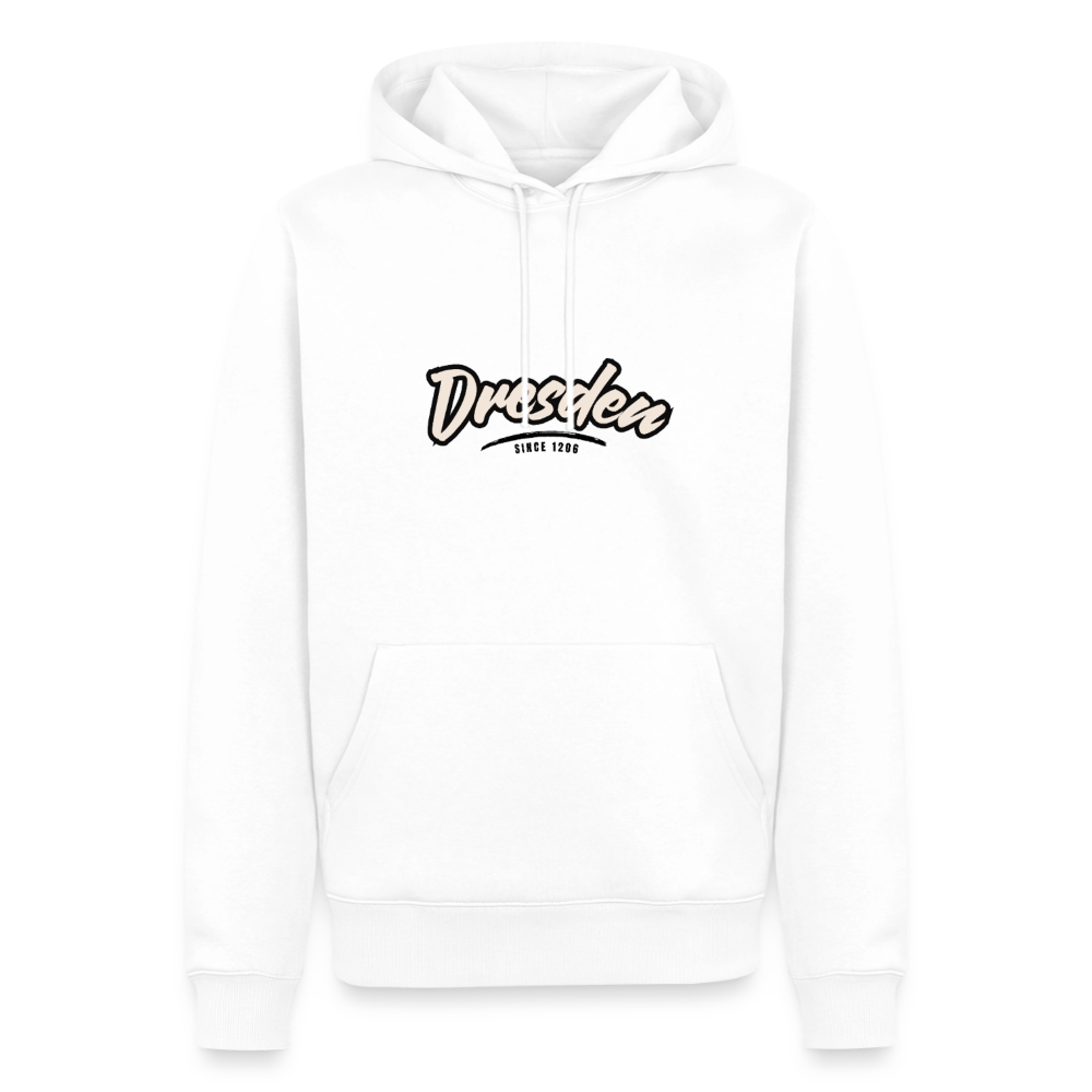 Hoodie Dresden "Graffiti Tag" - Weiß