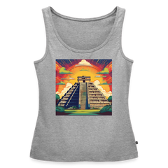 Tanktop Ladies Mexico "Pyramide" - Grau meliert