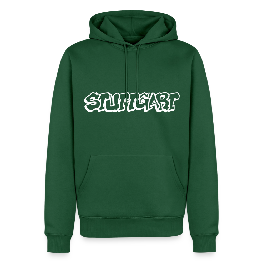 Hoodie Stuttgart "Graffiti" Bright Edition - Flaschengrün