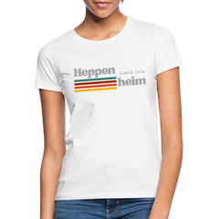 T-Shirt Ladies Heppenheim "Retro" - Weiß
