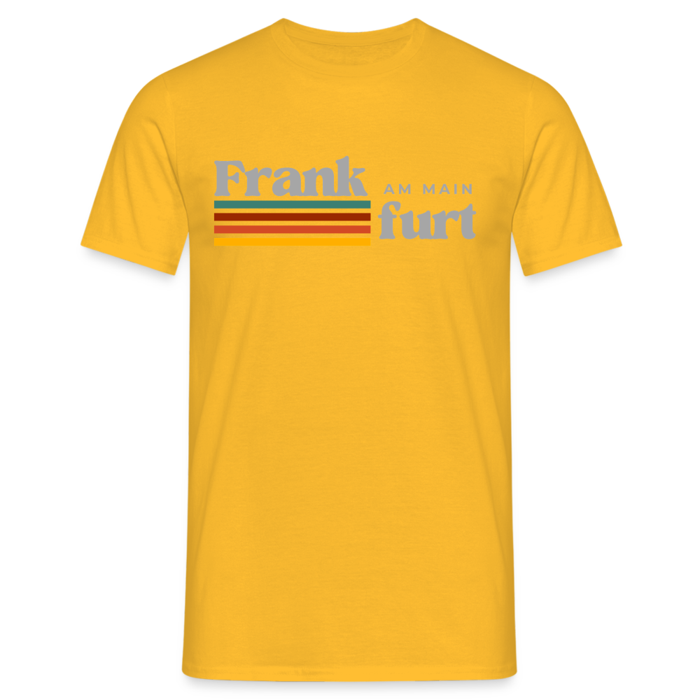 T-Shirt Frankfurt (Main) "Retro" - Gelb