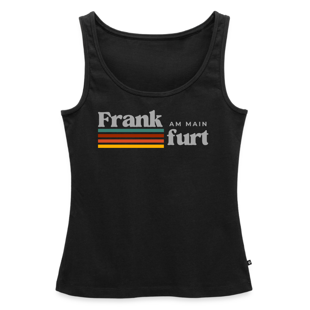 Tanktop Ladies Frankfurt (Main) "Retro" - Schwarz