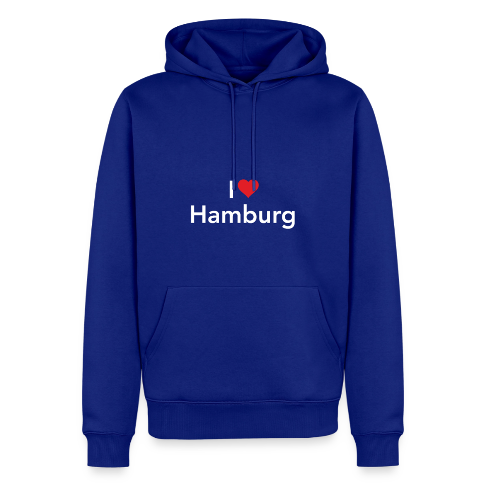 Hoodie "I Love Hamburg" Bright Edition - Royalblau