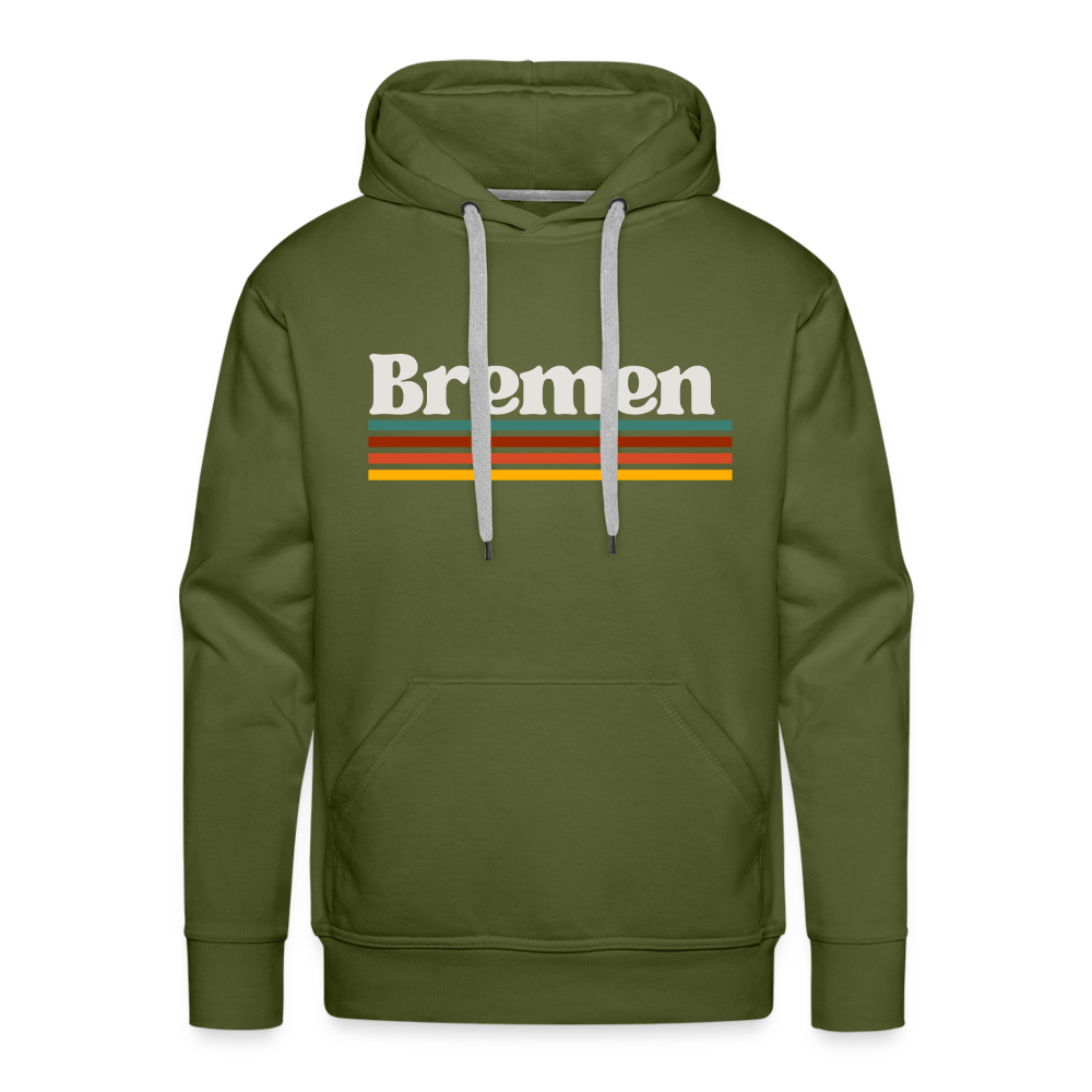 Hoodie Bremen "Retro" - Olivgrün