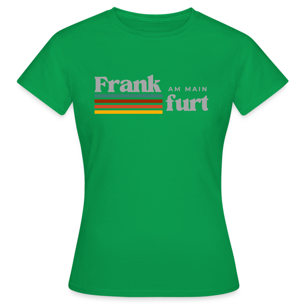 T-Shirt Ladies Frankfurt (Main) "Retro" - Kelly Green