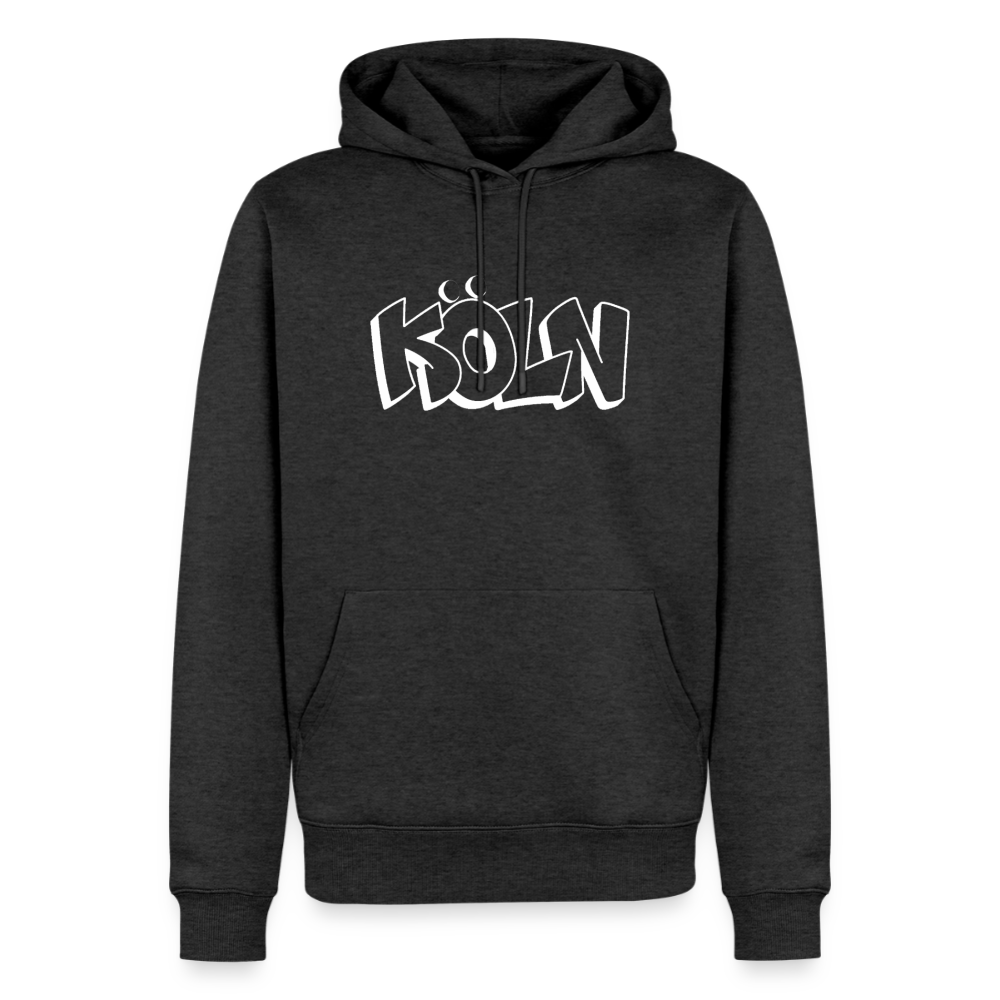 Hoodie Köln "Graffiti" Bright Edition - Anthrazit meliert