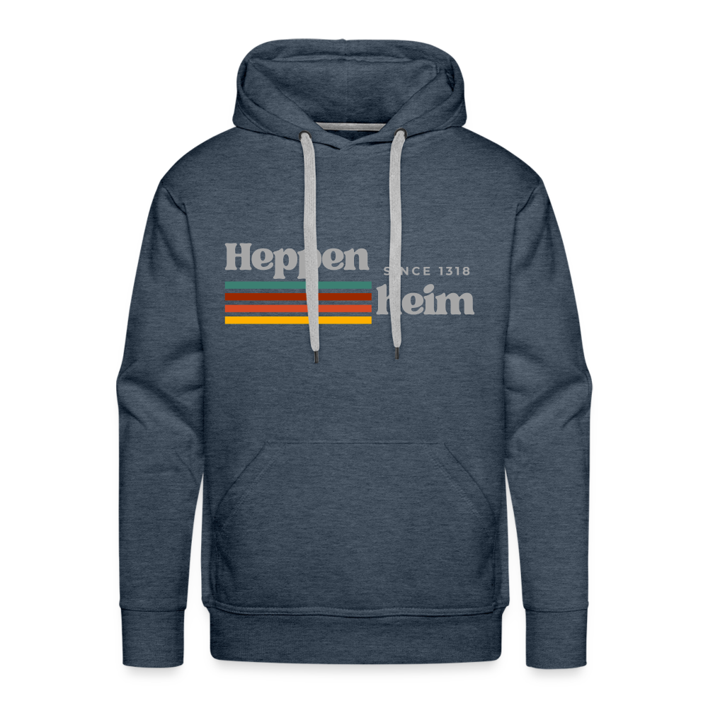 Hoodie Heppenheim "Retro" - Jeansblau