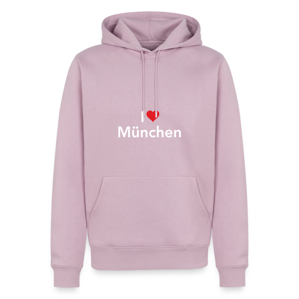 Hoodie "I Love München" Bright Edition - Altrosa