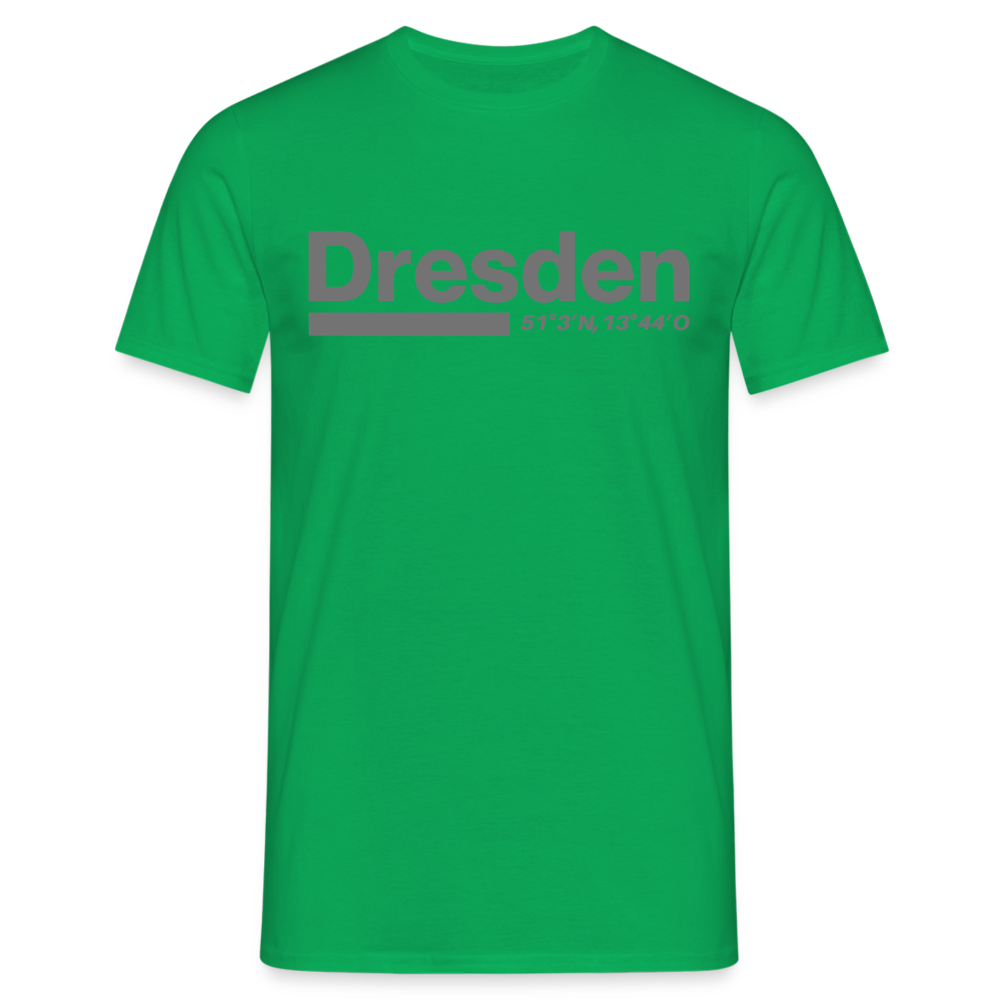 T-Shirt Dresden "Bold GPS" - Kelly Green