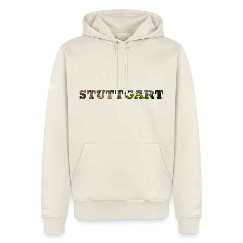 Hoodie Stuttgart "Panorama Bold" - Naturweiß