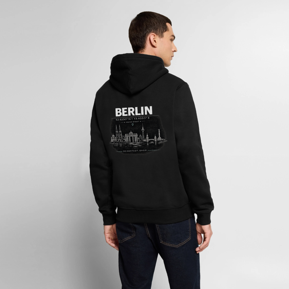 Hoodie Berlin "Skyline" - Schwarz