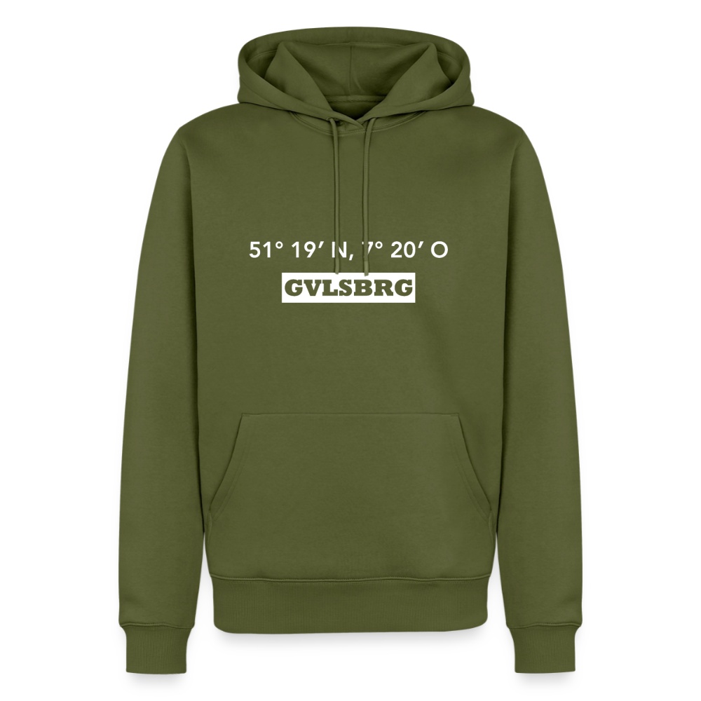 Hoodie Gevelsberg "GVLSBRG GPS" Bright Edition - Khaki