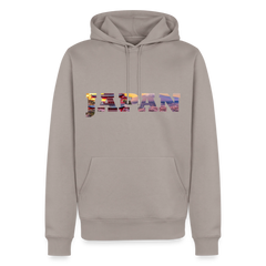 Hoodie Japan "Bold Panorama" - Taupe