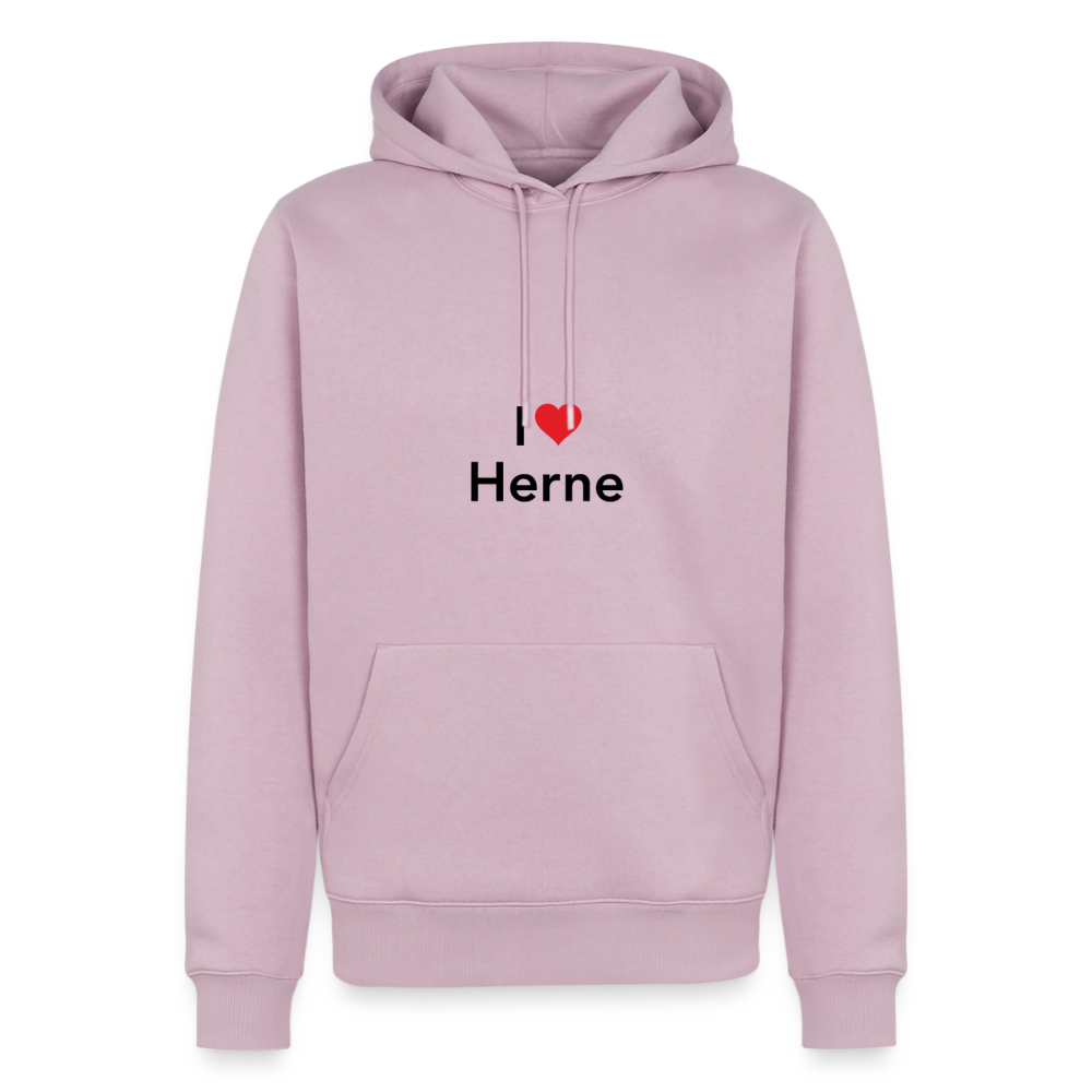 Hoodie "I Love Herne" Dark Edition - Altrosa