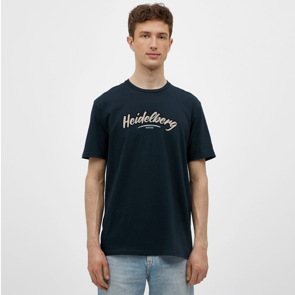 T-Shirt Heidelberg "Graffiti Tag White" - Navy