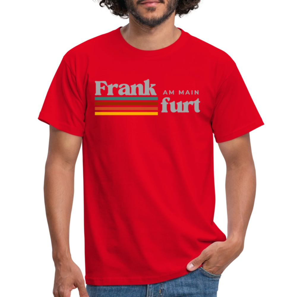 T-Shirt Frankfurt (Main) "Retro" - Rot