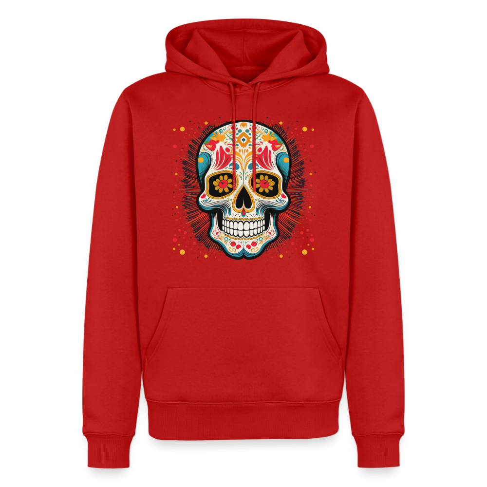 Hoodie Mexico "Craneo Dos" - Rot