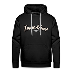 Hoodie Frankfurt (Main) "Graffiti Tag White" - Schwarz