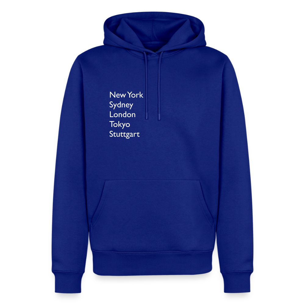 Hoodie Stuttgart "Metropolen" Bright Edition - Royalblau