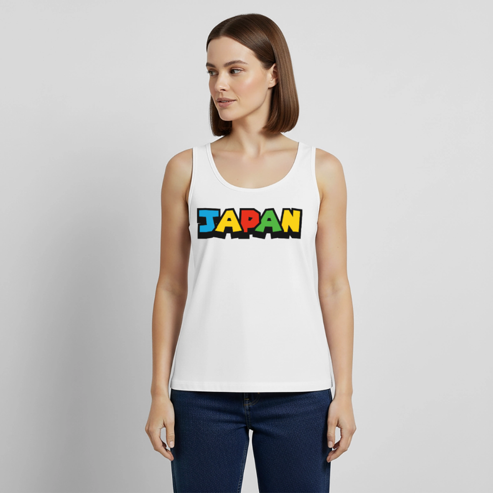 Tanktop Ladies Japan "Mario Style" - Weiß