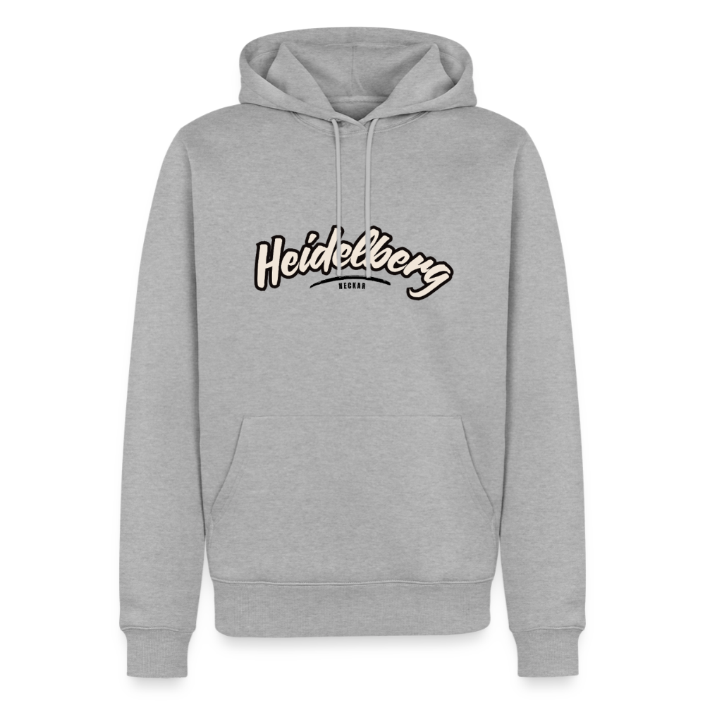 Hoodie Heidelberg "Graffiti Tag" - Grau meliert
