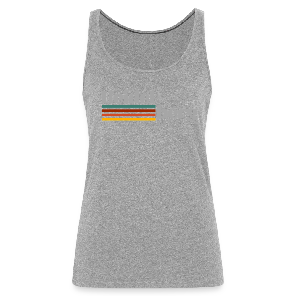 Tanktop Ladies Heidelberg "Retro" - Grau meliert