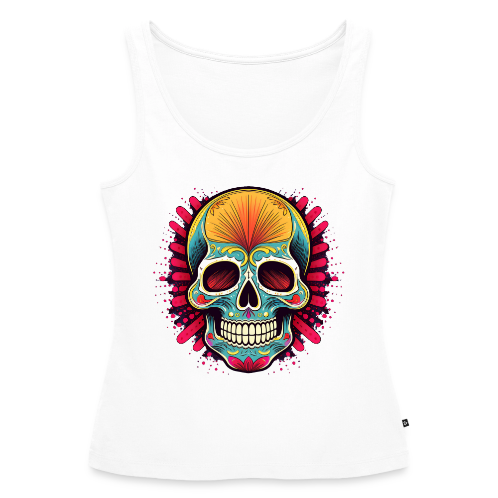 Tanktop Ladies Mexico "Mascarilla Craneo" - Weiß