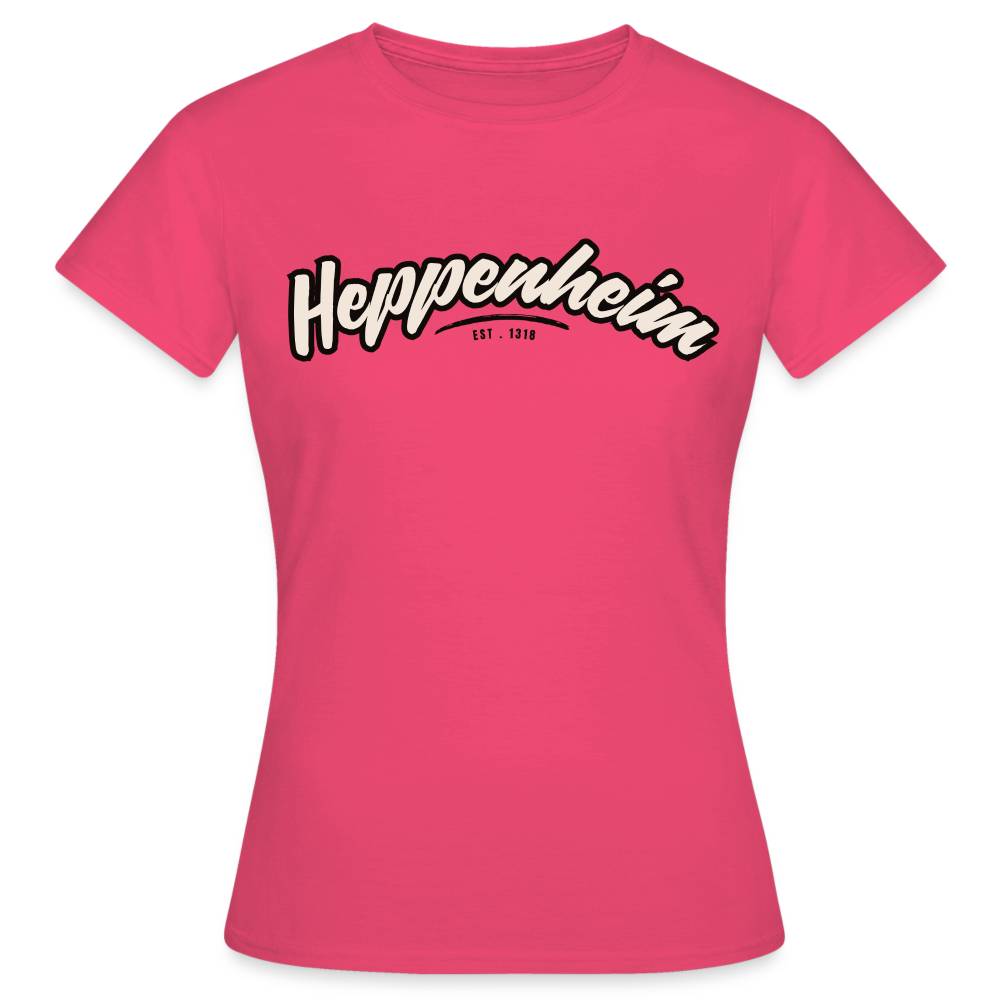 T-Shirt Ladies Heppenheim "Graffiti Tag" - Azalea