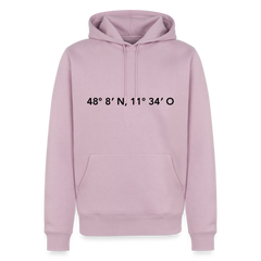 Hoodie München "GPS" Dark Edition - Altrosa